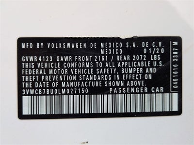 2020 Volkswagen Jetta R-Line