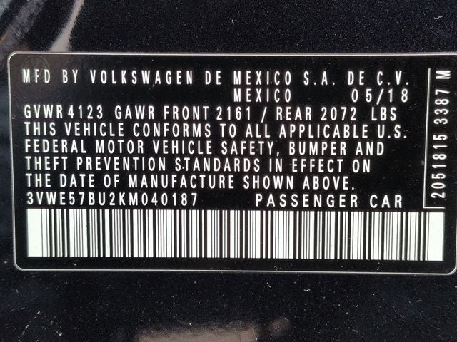 2019 Volkswagen Jetta SEL