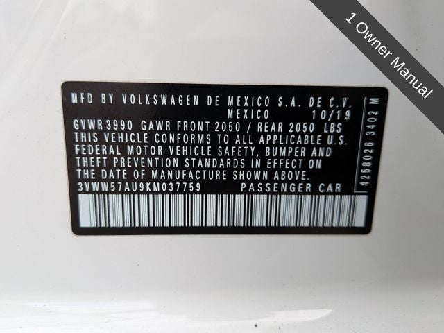 2019 Volkswagen Golf S