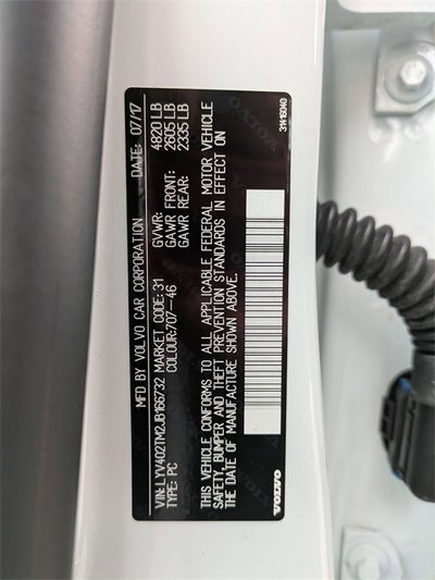 2018 Volvo S60 Inscription T5 Platinum