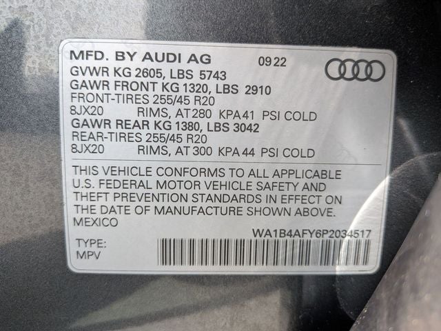 2023 Audi SQ5 Premium Plus quattro