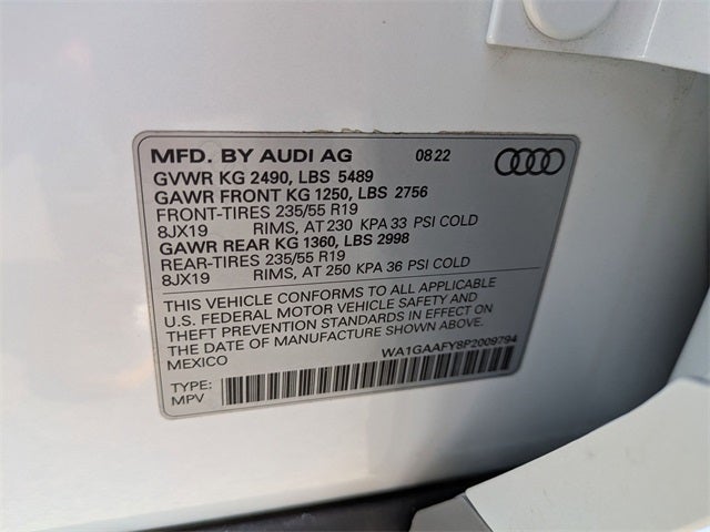 2023 Audi Q5 45 S line Premium quattro