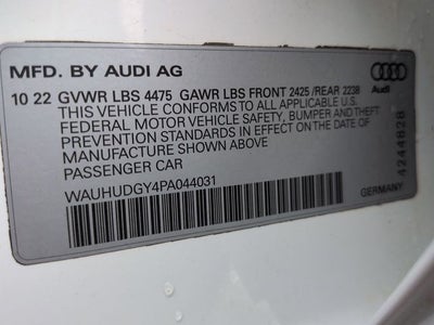 2023 Audi A3 40 Premium Plus quattro