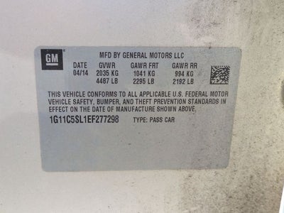 2014 Chevrolet Malibu LT 1LT