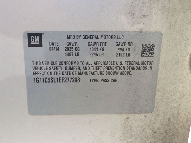 2014 Chevrolet Malibu LT 1LT