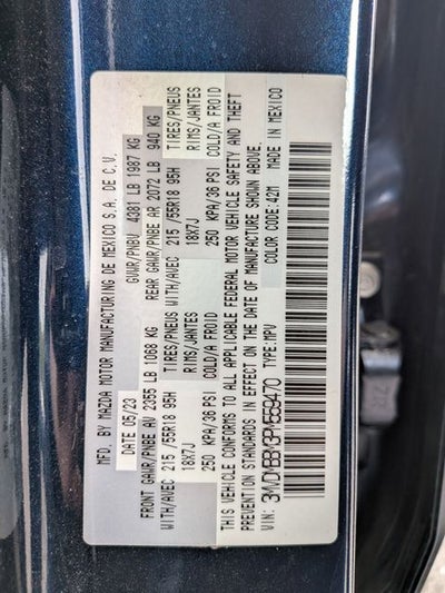 2023 Mazda Mazda CX-30 2.5 S Select Package