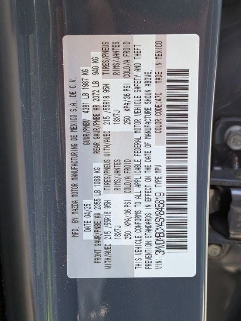 2025 Mazda Mazda CX-30 2.5 S Carbon Edition