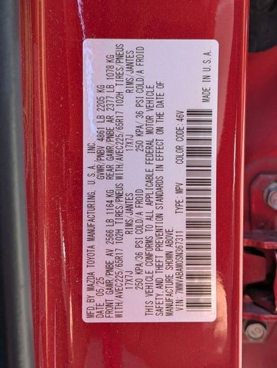 2025 Mazda Mazda CX-50 2.5 S Select Package