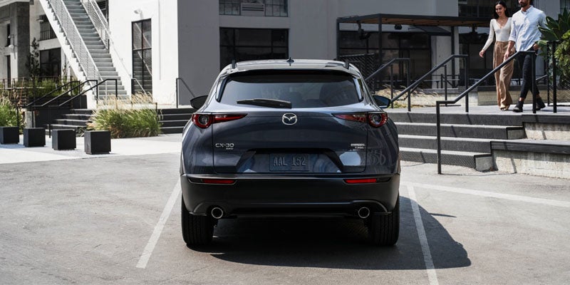 Back view of a 2024 Mazda CX-30