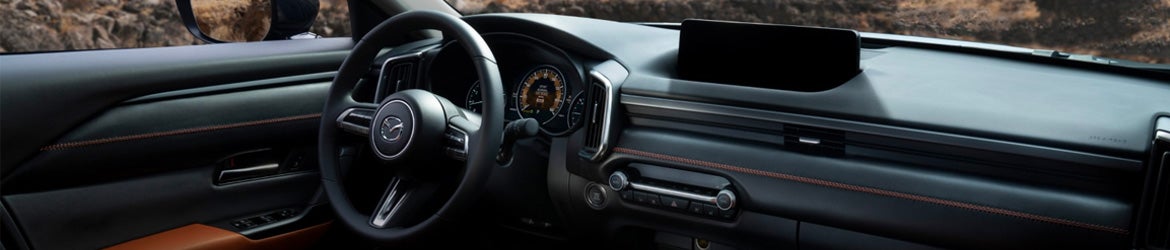 Interior drivers side console of a 2024 Mazda CX-50