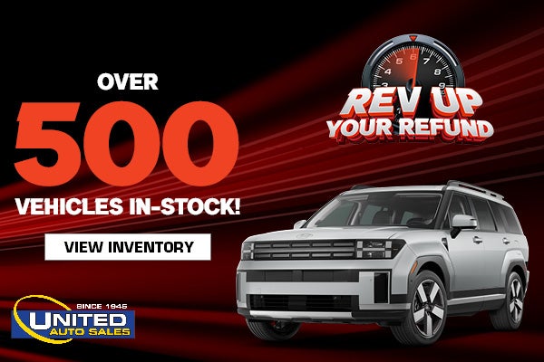 Over 500 Vehicles in Stock