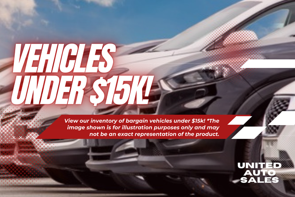 Used Vehicles Under $15k