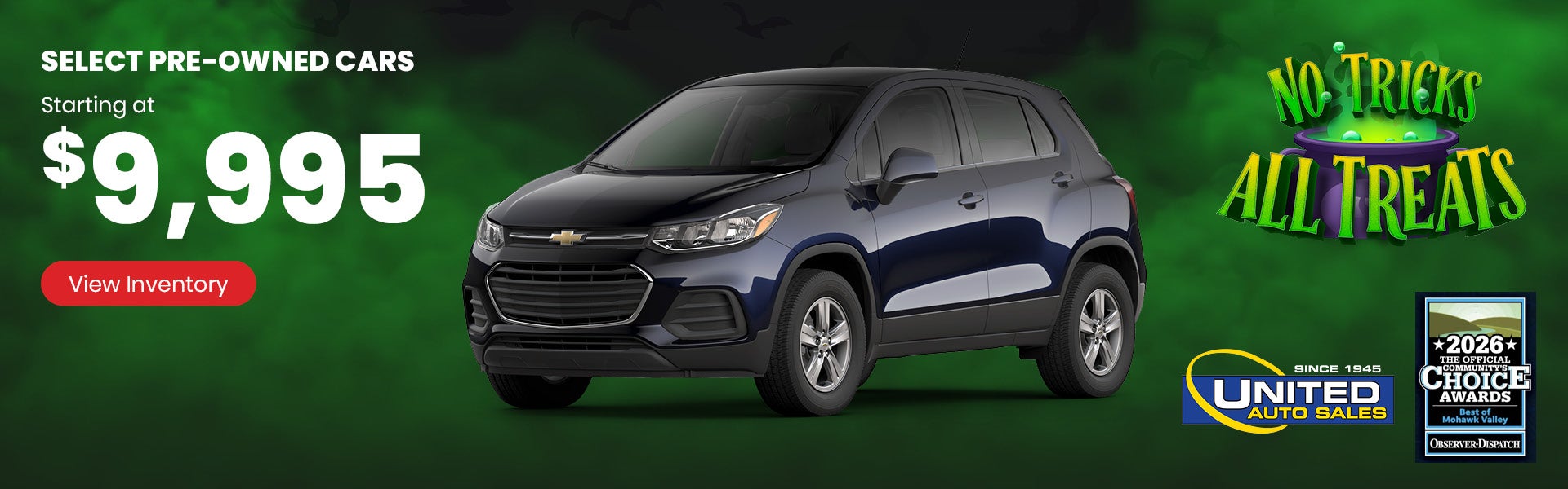 Select Pre-Owned Cars Starting at $9,995