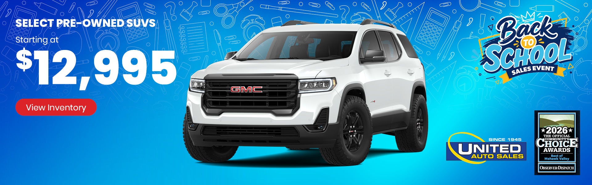 Select Pre-Owned SUVs