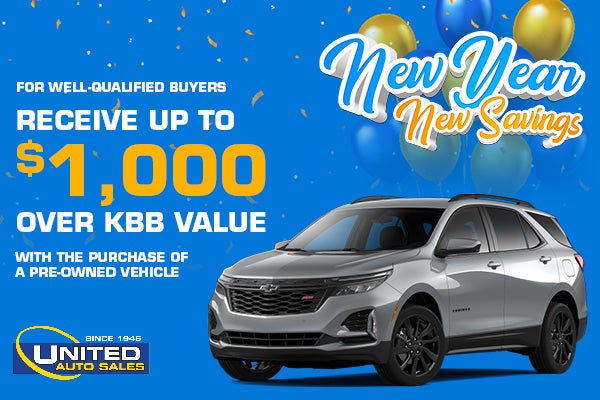 Save with the Purchase of a Pre-Owned Vehicle at United Auto Sales