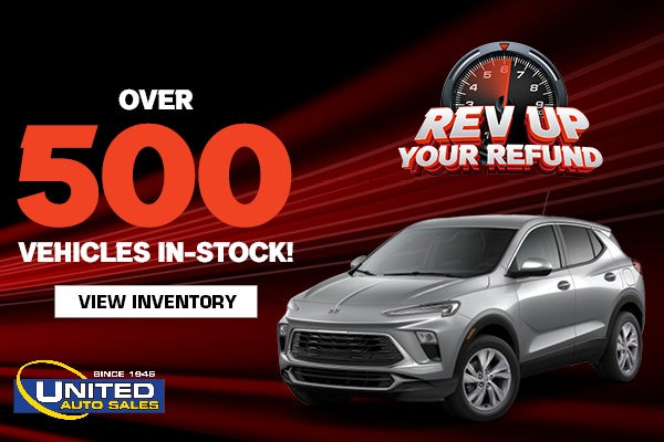 Over 500 vehicles in stock at United Auto Sales of Utica